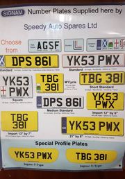 Number Plate Poster